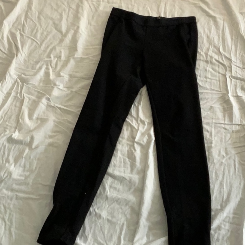 Black stretchy elastic waist pant